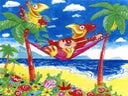 Papagei - Kulisse, Vogel, Strand, Meer
