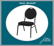 Bankettstuhl, Tagungsstuhl, Eventstuhl, Stuhl, gepolsterter Stuhl, Stapelstuhl, Stuhl, Traustuhl