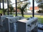Diningtisch mit modernen weißen Stuhl, Brückentisch, White Modern Style, Stuhl und Tisch - Galerie - Bild 4