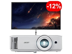 Beamer & Leinwand mieten (ab € 79): Full-HD Präsentationspaket ✓ 120" Leinwand ✓ HDMI ✓ Kautionsfrei