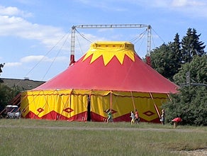 Zirkuszelt 18m Rund - 255qm Grundfläche