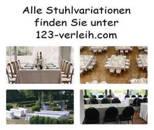 VERSCHIEDENE Stühle Crossback Chiavari tiffany Hochzeitstühle Polsterstühle mieten