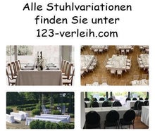 VERSCHIEDENE Stühle Crossback Chiavari tiffany Hochzeitstühle Polsterstühle mieten