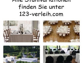 VERSCHIEDENE Stühle Crossback Chiavari tiffany Hochzeitstühle Polsterstühle mieten