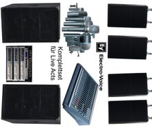 Musikanlage komplett  für Live Acts Live Set IV analog