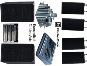 Musikanlage komplett  für Live Acts Live Set IV analog