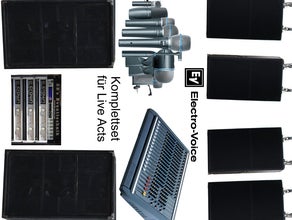 Musikanlage komplett für Live Acts Live Set IV analog