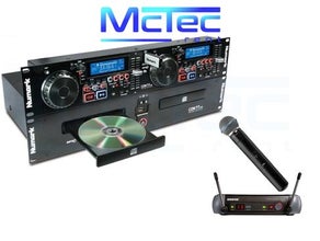 DJ Set Erweiterung II Doppel-CD-Player mit USB + Funkmikrofon
