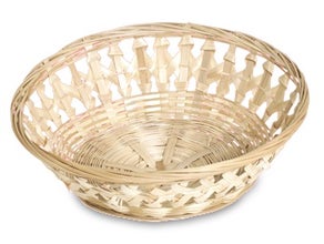 Brotkorb, Bast, rund 20 cm