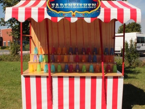 Nostalgiestand Fadenziehen / Jahrmarktspiel
