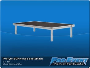 Prolyte Bühnenpodest 2 x 1m
