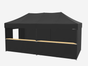 Pavillon Mastertent 6m x 3m schwarz - Galerie - Bild 3