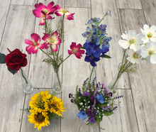 Kunstblumen Frühling / 6er Set mieten – Miettisch, Eventtisch, Veranstaltungstisch, Partytisch