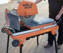 Nass-Schneidemaschine bis 70 cm Schnittlänge
