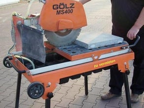 Nass-Schneidemaschine bis 70 cm Schnittlänge