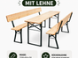 Bierzeltgarnitur, Bierzeltgarnitur mit Lehne oder Kinderbierzeltgarnituren mieten Berlin & Umland - Galerie - Bild 3