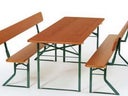 Bierzeltgarnitur basic mit Lehne - Galerie - Bild 1