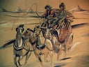 Western Kutsche - Kulisse, Postkutsche, Pferd, Figur, Indianer, Cowboy