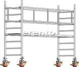 Fahrgerüst Arbeitsbühne 75x285cm Arbeitshöhe 3,5m