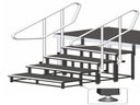 Modulare Treppe / Bühne, Höhe 80 cm / Bühnentreppe