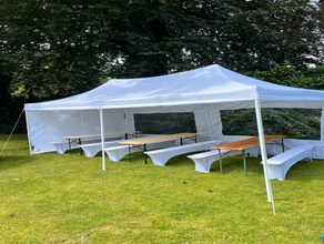 Partyzelt, Faltpavillon 3x6m