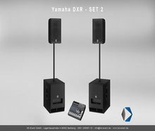 Yamaha DXR Set 2 | Aktives Lautsprechersystem | PA Anlage für 100 Personen