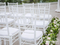Chiavari Stuhl - Holzstuhl - Stapelstuhl - weiß, gold und schwarz - Event-Hochzeit-Scheune - Galerie - Bild 4