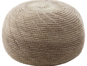 Pouf / Sitzkissen / Bodenkissen beige