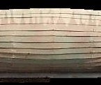 Halbes Boot, Ruderboot, Buffet, Theke, Tisch, Biffettheke, Bar, Verkaufsstand, Marktstand