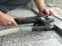 Randschleifer für Beton und Estrich, trocken