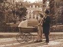 Kinderwagen  Altertümlich Anno 1920