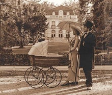 Kinderwagen Altertümlich Anno 1920