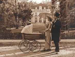 Kinderwagen Altertümlich Anno 1920