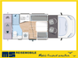 Wohnmobil - Reisemobil - Mietmobil Modell 2025 mieten **Chausson 650 Etape, Bilder sind Beispielbilder** - Galerie - Bild 2