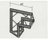 Alu Traverse-3 Pkt Ultratruss Trio AC 24 90° Ecke