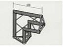 Alu Traverse-3 Pkt Ultratruss Trio AC 24 90° Ecke