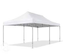 Partyzelt / Pavillon / Klappzelt 4x8m weiß / schwarz