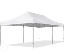 Partyzelt / Pavillon / Klappzelt 4x8m weiß / schwarz