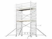 Rollgerüst bis 9,30m Arbeitshöhe = Standhöhe 7,30m