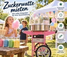 Zuckerwattemaschine mieten – Vermietung Verleih Dresden