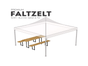 Faltzelt 3x3m schwarz + Zubehör - Galerie - Bild 2