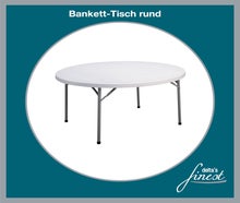 Bankett-Tisch // Tisch // Event-Tisch // Buffet-Tisch // Eckiger Tisch // Runder Tisch // Klapptisch
