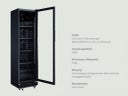 Gastro Getränkekühlschrank mit Glastür (Schwarz, 347 L) – Profi Kühlung mieten
