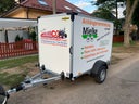 Kofferanhänger 2,5m x 1,3m x 1,5m Kasten mieten Umzug Anhänger Anhängervermietung