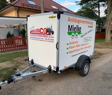 Kofferanhänger 2,5m x 1,3m x 1,5m Kasten mieten Umzug Anhänger Anhängervermietung