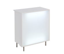 Counter weiß, Front hinterleuchtet