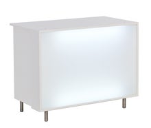 Counter weiß, Front hinterleuchtet