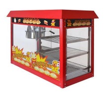 Popcornmaschine - 5 kg/h - mit 3 beheizten Ablagen