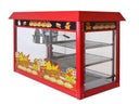 Popcornmaschine - 5 kg/h - mit 3 beheizten Ablagen