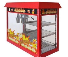 Popcornmaschine - 5 kg/h - mit 3 beheizten Ablagen